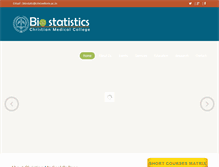 Tablet Screenshot of cmc-biostatistics.ac.in